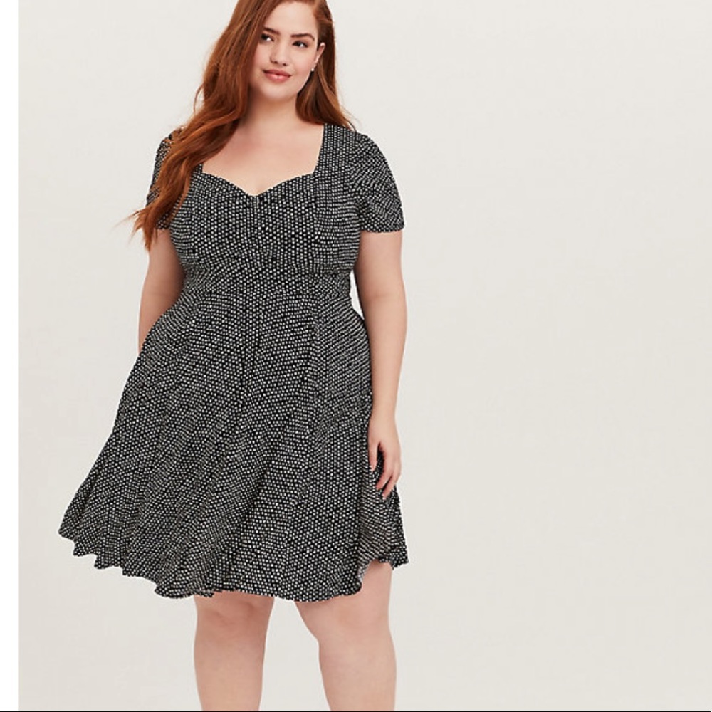 Torrid Pin up polka dot dress